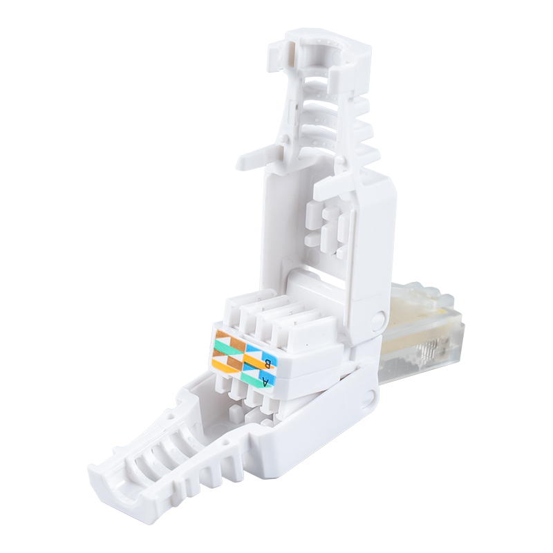 Cat5e niet-afgeschermde, gereedschapsloze RJ45-connector RJ-688Y-C5E Cat5e niet-afgeschermde, gereedschapsloze RJ45-connector RJ-688Y-C5E