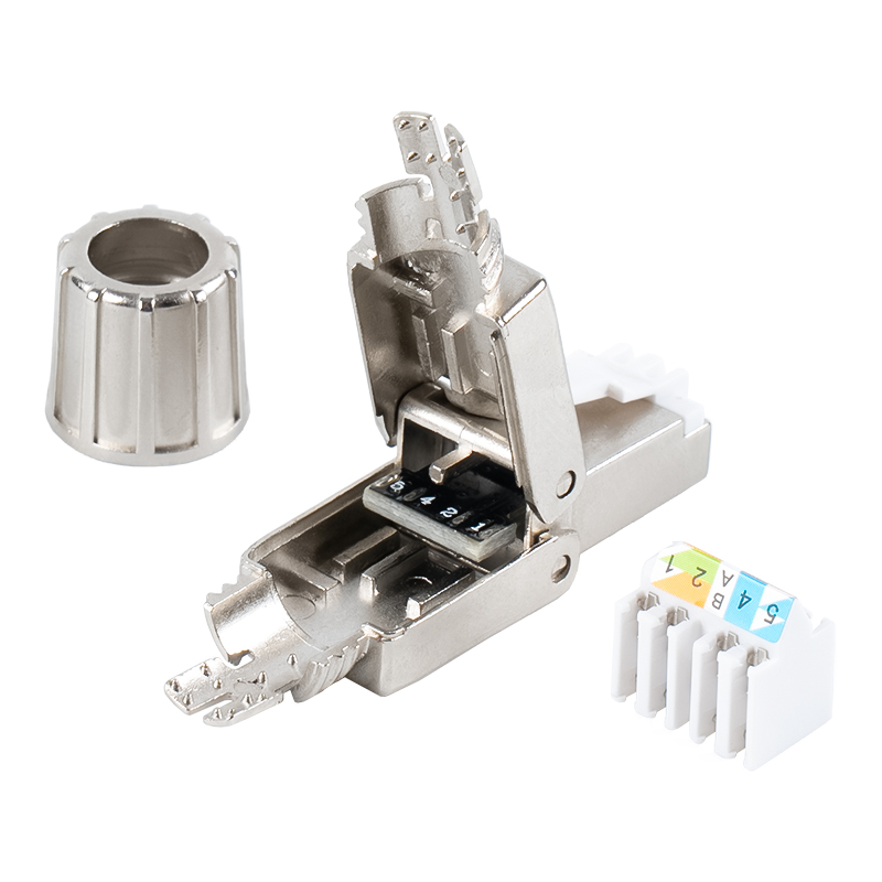 Cat6A afgeschermde gereedschapsloze RJ45-connector RJ-G40S-1-C6A Cat6A afgeschermde gereedschapsloze RJ45-connector RJ-G40S-1-C6A