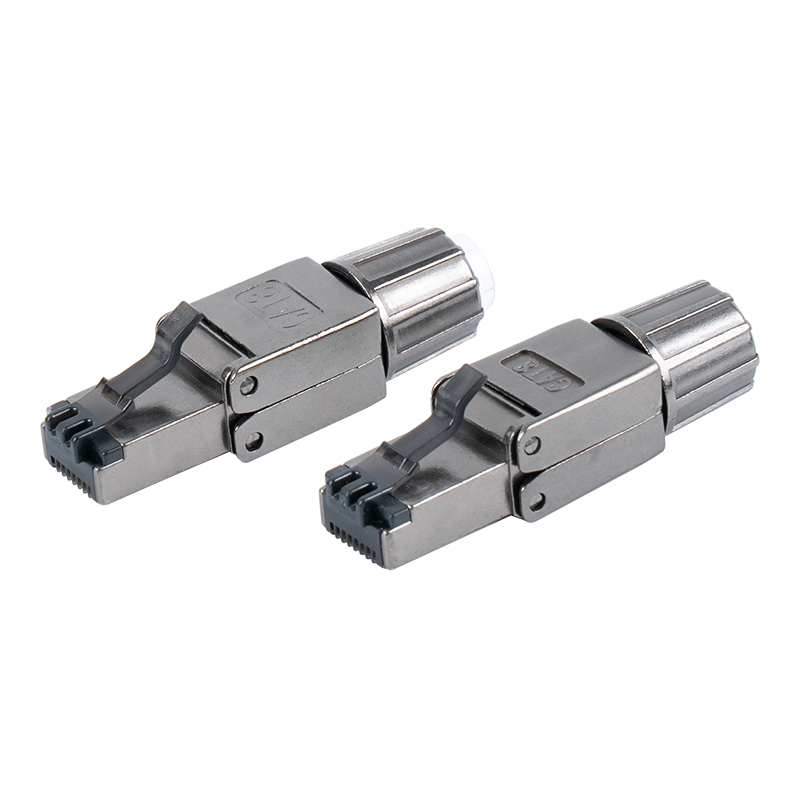 Cat8 afgeschermde metalen gespToolless RJ45-connector RJ-G40S-2-C8 Cat8 afgeschermde metalen gespToolless RJ45-connector RJ-G40S-2-C8