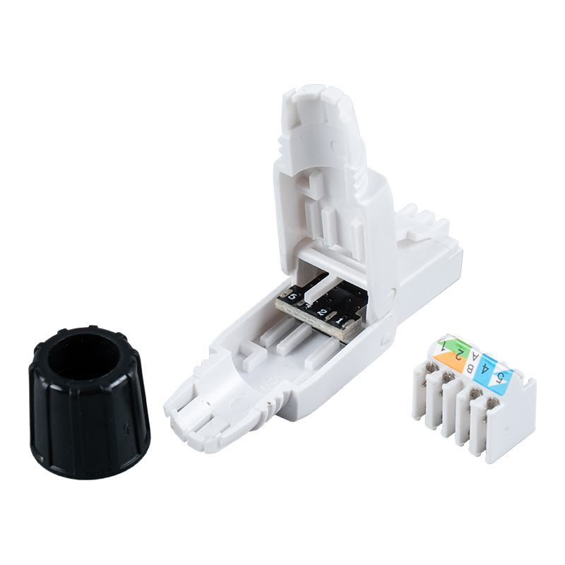 Cat6A niet-afgeschermde gereedschapsloze RJ45-connector (met schroef) RJ-G40U-C6A Cat6A niet-afgeschermde gereedschapsloze RJ45-connector (met schroef) RJ-G40U-C6A