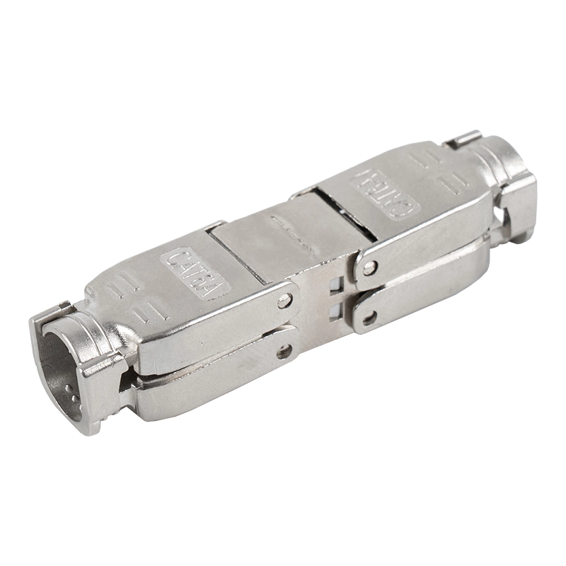 Cat6A afgeschermde, neerklapbare gereedschapsloze connector RJ-603S-3-C6A