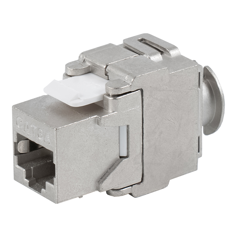 C6A Afgeschermde 180° tolloze keystone-aansluiting (met beugel) SM-2335SH8C6A