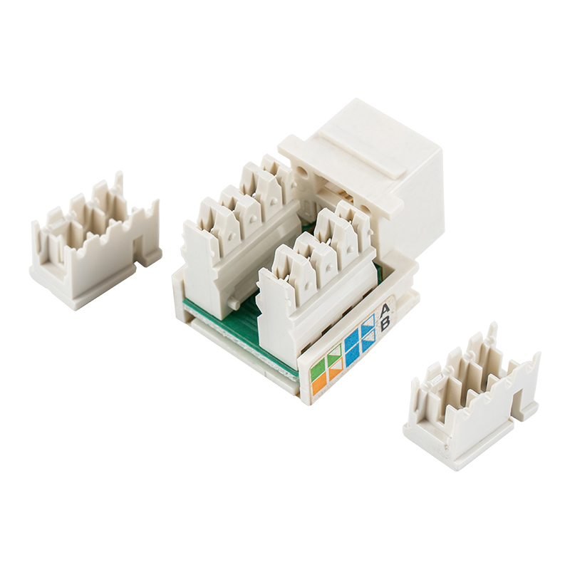 Cat6 niet-afgeschermde 90° Keystone-aansluiting (met twee luiken) SM-2011H8C5E Cat6 niet-afgeschermde 90° Keystone-aansluiting (met twee luiken) SM-2011H8C5E