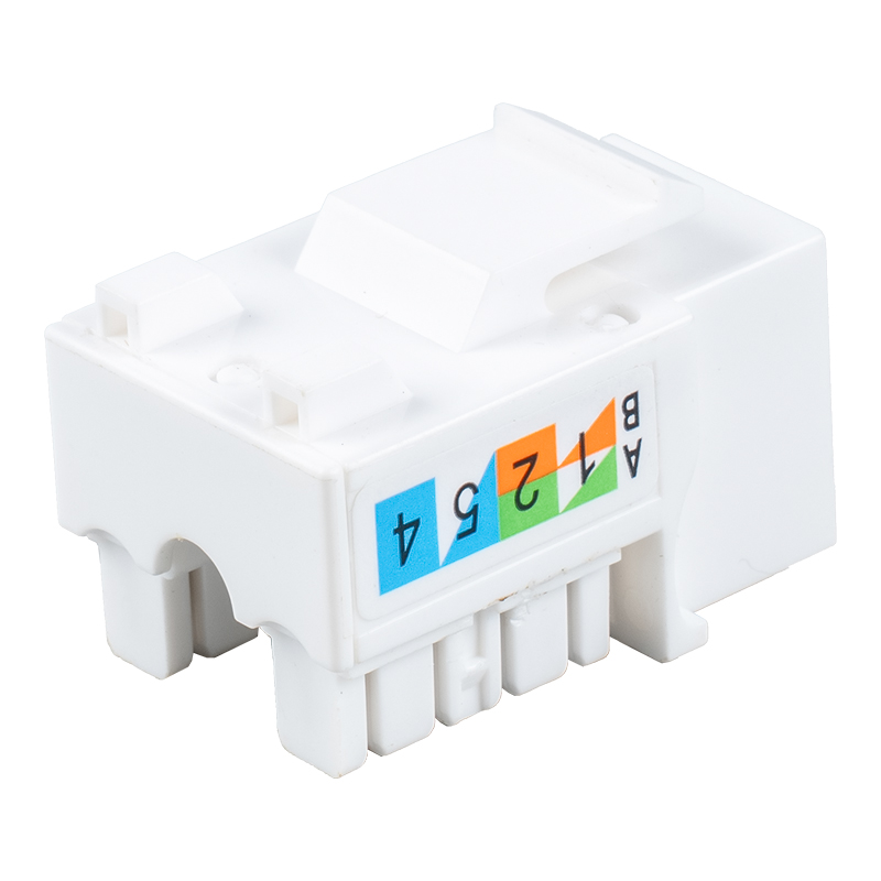 Cat5e niet-afgeschermde 90° modulaire aansluiting SM-2016H8C5E Cat5e niet-afgeschermde 90° modulaire aansluiting SM-2016H8C5E