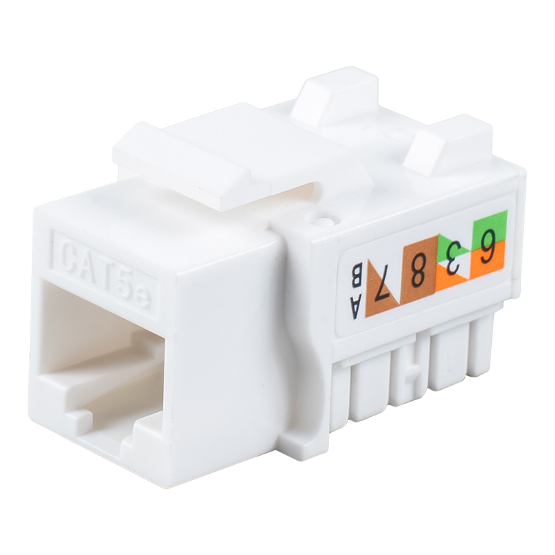 Cat5e niet-afgeschermde 90° modulaire aansluiting SM-2016H8C5E