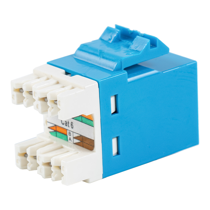 Cat6 niet-afgeschermde 180° modulaire aansluiting SM-2027H8C6 Cat6 niet-afgeschermde 180° modulaire aansluiting SM-2027H8C6