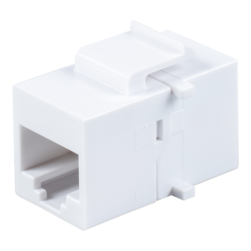 C6A Niet-afgeschermde RJ45 inline-koppeling (met vier kleine beugels) SM-2033C6A C6A Niet-afgeschermde RJ45 inline-koppeling (met vier kleine beugels) SM-2033C6A