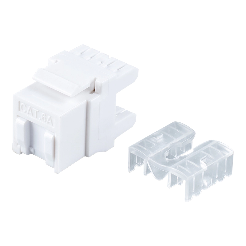 Cat6 niet-afgeschermde 180° modulaire aansluiting (minitype met sluiter) SM-2089CD8C6-1