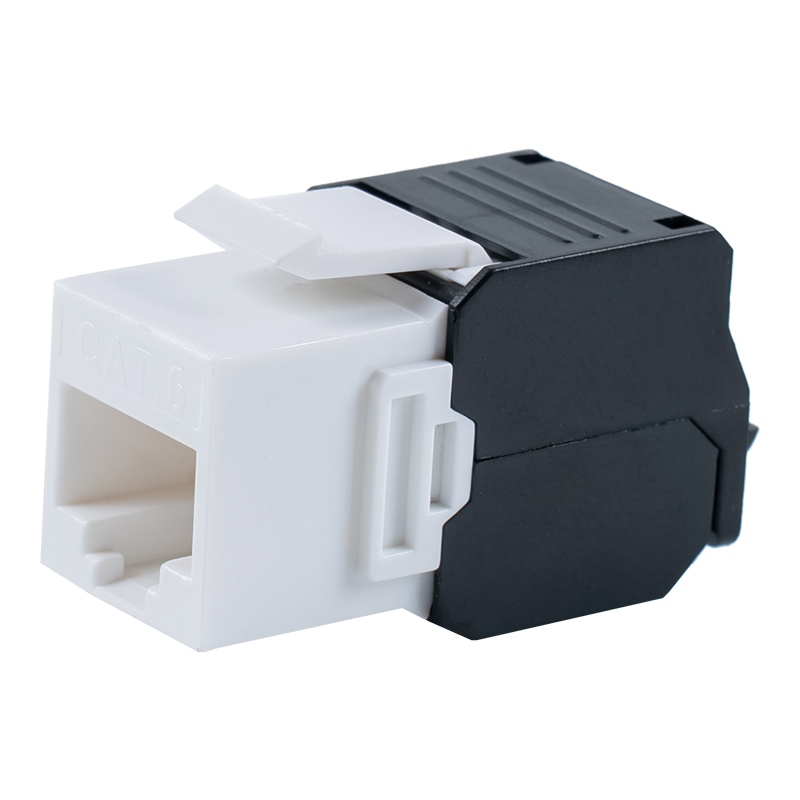 Cat6 niet-afgeschermde 180° gereedschapsloze modulaire aansluiting (openklapbaar type) SM-2336H8C6