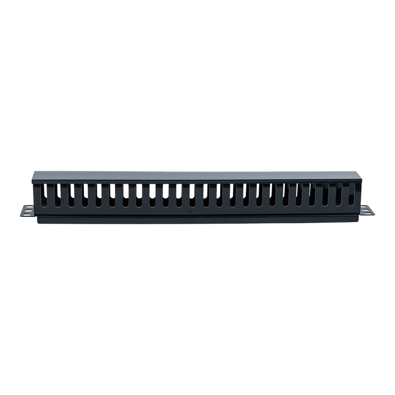 19-inch 1U kunststof kabelbeheerstandaard (24 poorten) SP-3050-1U 19-inch 1U kunststof kabelbeheerstandaard (24 poorten) SP-3050-1U