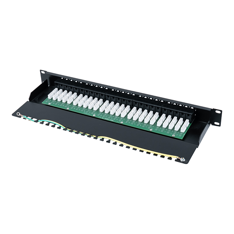 Categorie 3 19-inch 1U 8P 8C 50-poorts spraakpatchpaneel (KRONE IDC) SP-3208K50-C3 Categorie 3 19-inch 1U 8P 8C 50-poorts spraakpatchpaneel (KRONE IDC) SP-3208K50-C3