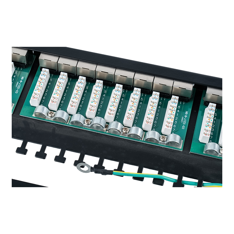 Categorie 6 19-inch 1U afgeschermd 24-poorts patchpaneel SP-3217SK24-C6A Categorie 6 19-inch 1U afgeschermd 24-poorts patchpaneel SP-3217SK24-C6A