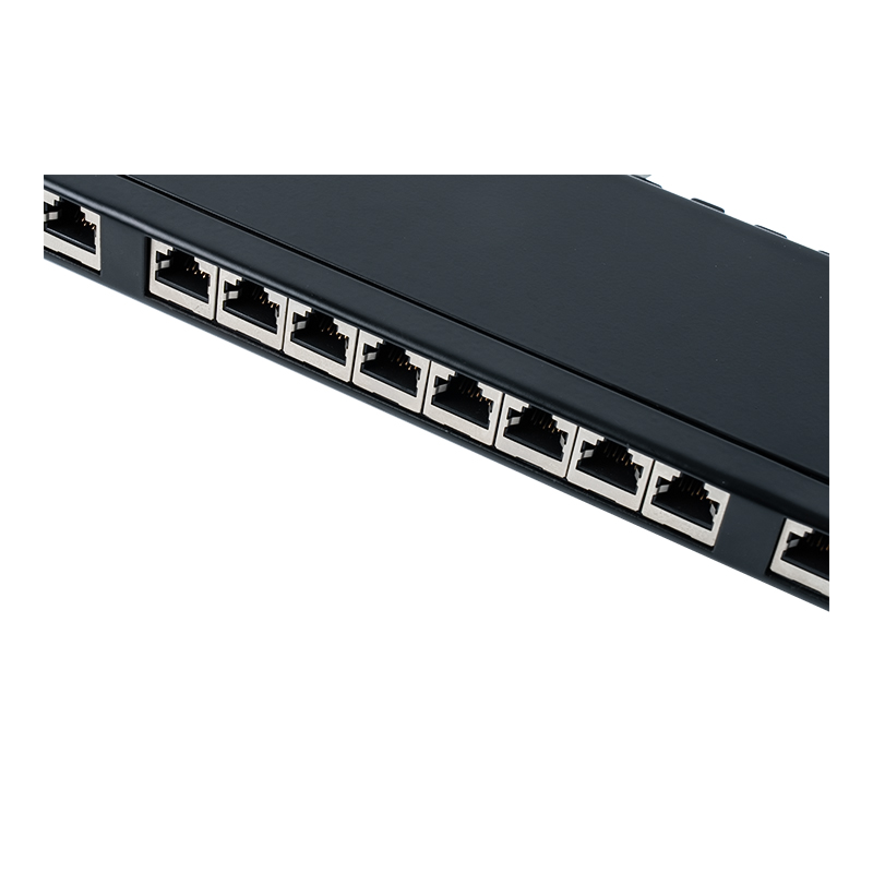 Categorie 6 19-inch 1U afgeschermd 24-poorts patchpaneel SP-3217SK24-C6A Categorie 6 19-inch 1U afgeschermd 24-poorts patchpaneel SP-3217SK24-C6A