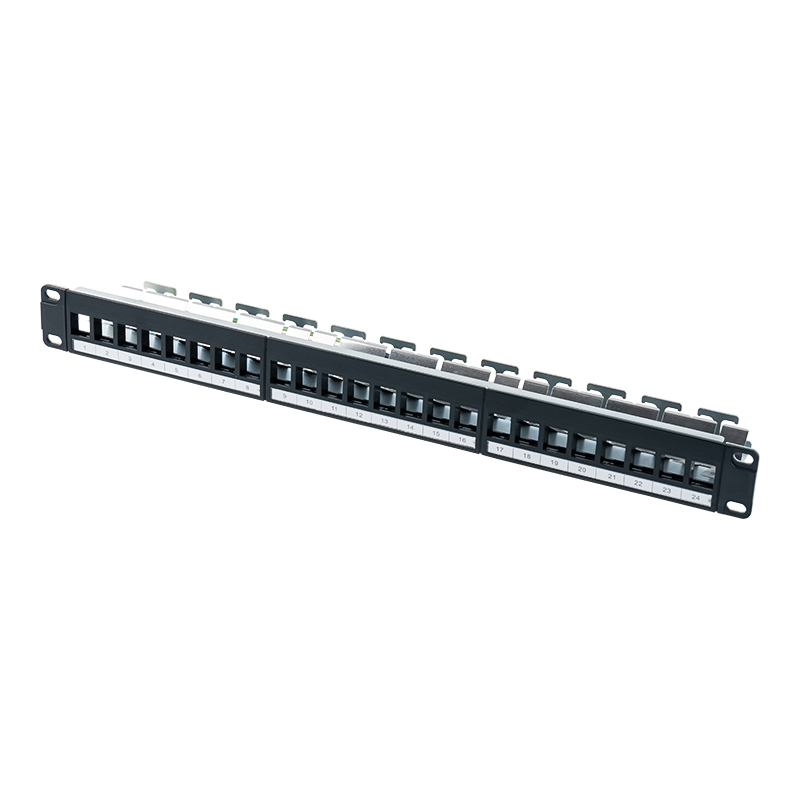 19-inch 1U 24-poorts afgeschermd leeg rack (met digitale kaart) SP-3245S-24P