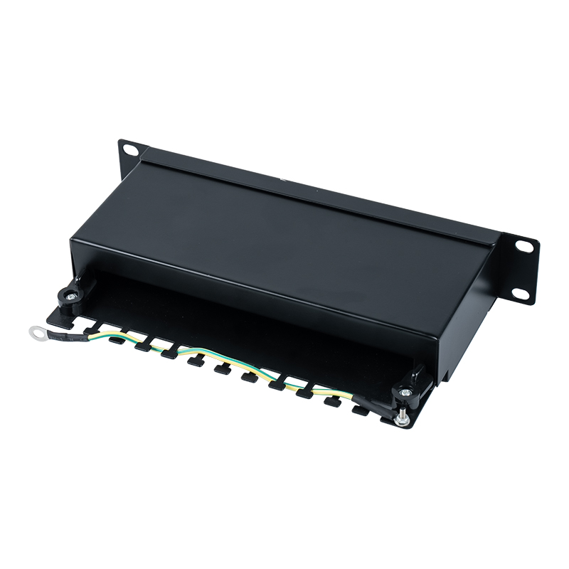 Categorie 6 10-inch 1U afgeschermd 12-poorts patchpaneel SP-3250SK12-C6 Categorie 6 10-inch 1U afgeschermd 12-poorts patchpaneel SP-3250SK12-C6