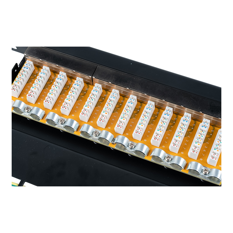 Categorie 6 10-inch 1U afgeschermd 12-poorts patchpaneel SP-3250SK12-C6 Categorie 6 10-inch 1U afgeschermd 12-poorts patchpaneel SP-3250SK12-C6