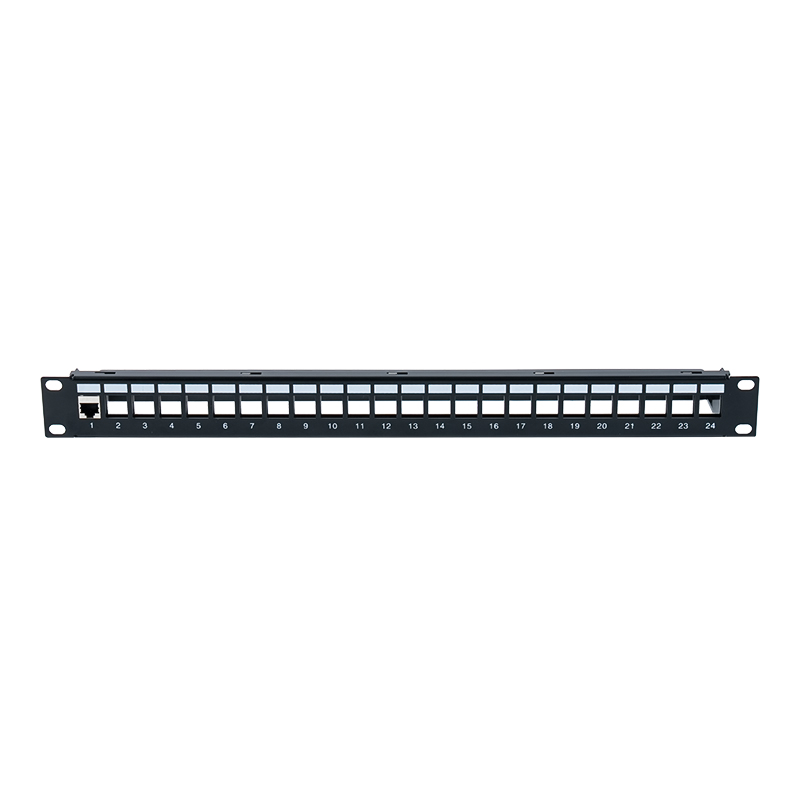 19-inch 1U 24-poorts afgeschermd patchpaneel (met C6-module) SP-3260-24P 19-inch 1U 24-poorts afgeschermd patchpaneel (met C6-module) SP-3260-24P