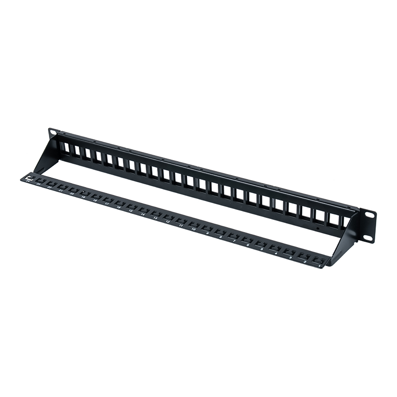 19-inch 1U 24-poorts afgeschermd patchpaneel (met C6-module) SP-3260-24P 19-inch 1U 24-poorts afgeschermd patchpaneel (met C6-module) SP-3260-24P
