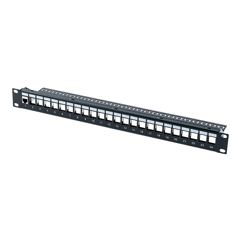 19-inch 1U 24-poorts afgeschermd patchpaneel (met C6-module) SP-3260-24P