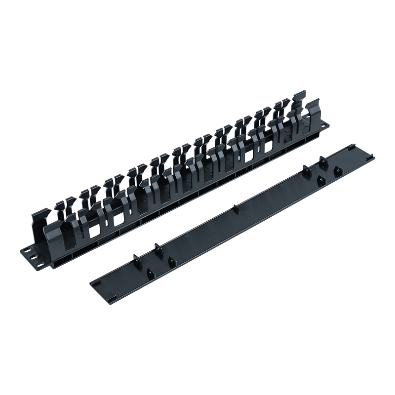 119-inch 1U kunststof kabelbeheerstandaard (12 poorten) SP-3649-1U 119-inch 1U kunststof kabelbeheerstandaard (12 poorten) SP-3649-1U