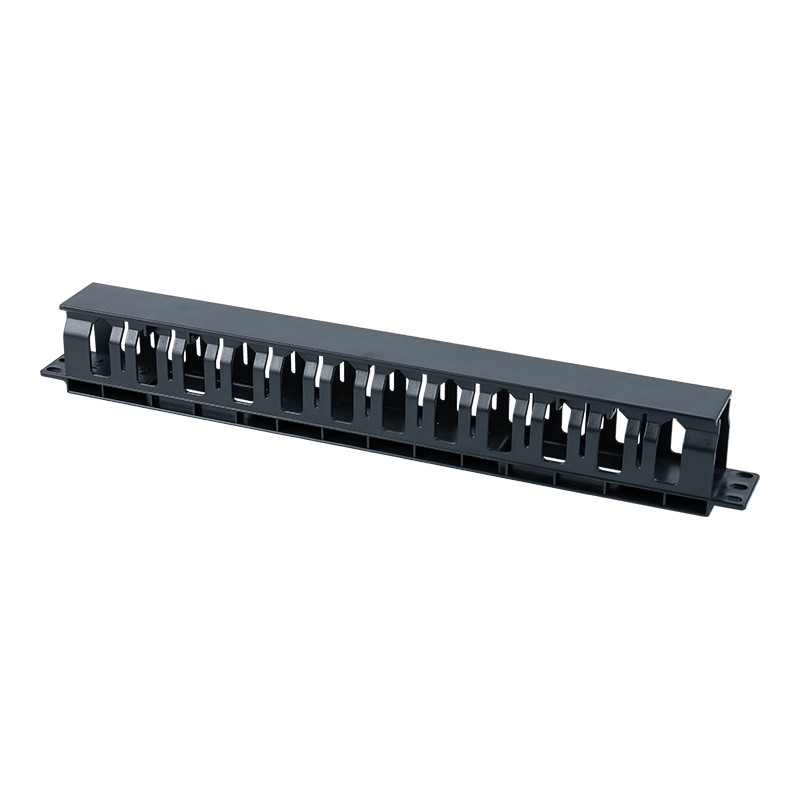 119-inch 1U kunststof kabelbeheerstandaard (12 poorten) SP-3649-1U 119-inch 1U kunststof kabelbeheerstandaard (12 poorten) SP-3649-1U