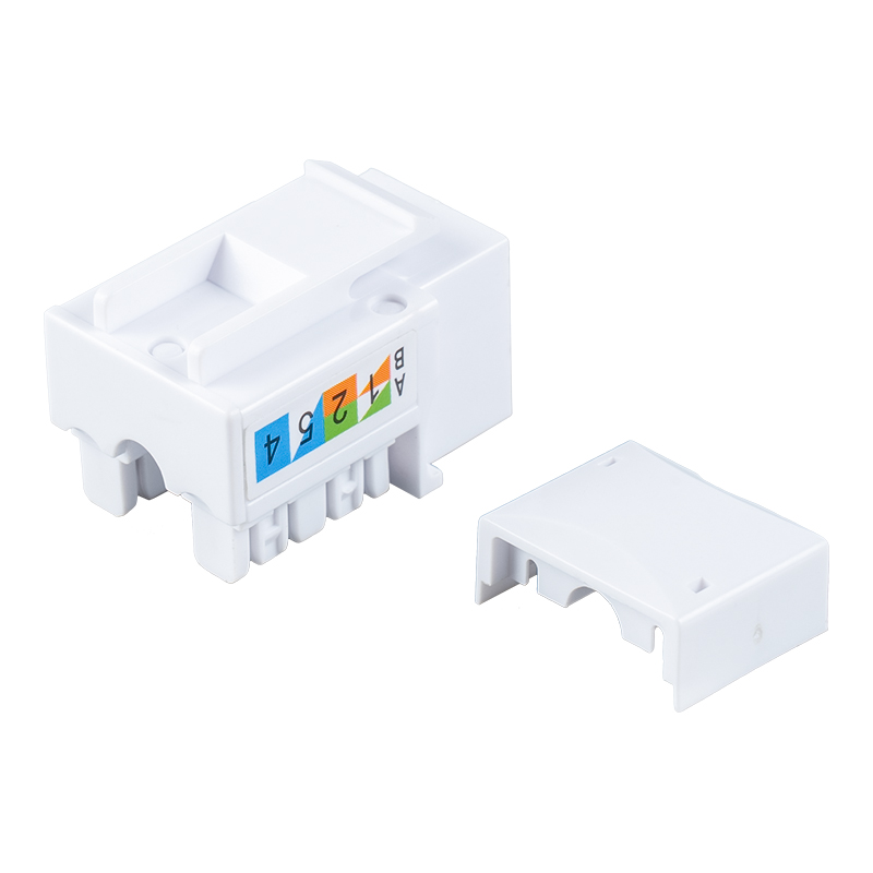 Cat6 niet-afgeschermde 90° modulaire aansluiting SM-2054H8C6