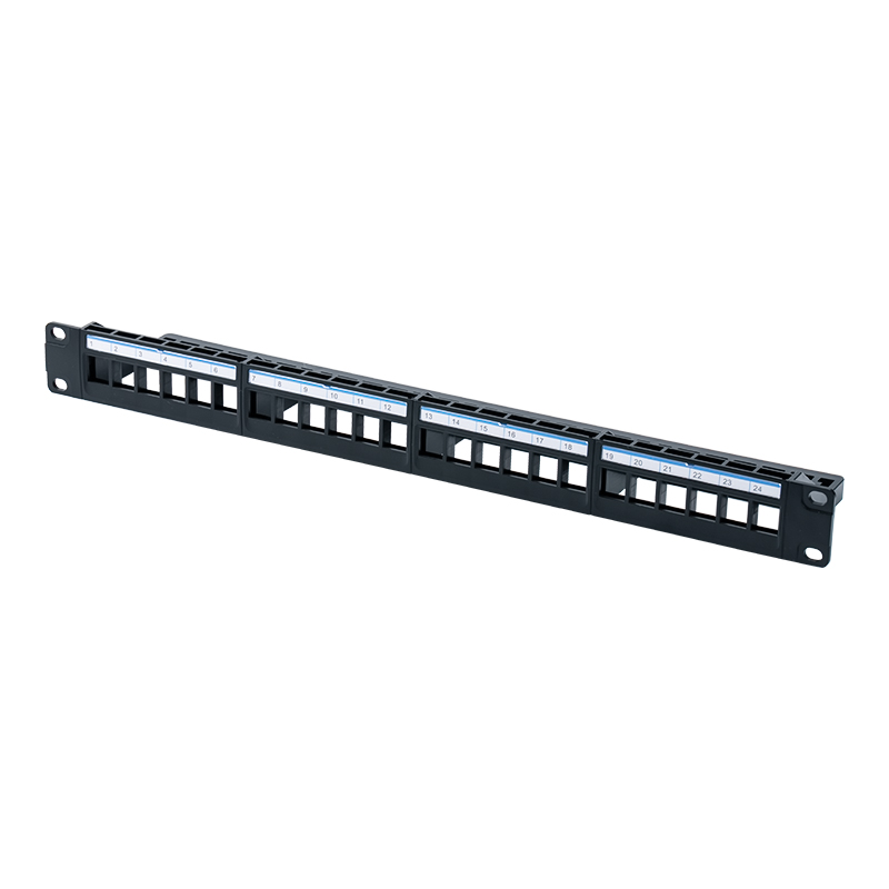 19-inch 1U 24-poorts niet-afgeschermd rack (blauw plastic karton) SP-3401-24P
