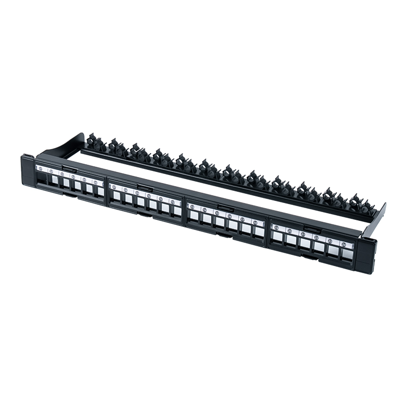 19-inch 1U 24-poorts niet-afgeschermde rackmontage (verwijderbaar venster) SP-3404-24P 19-inch 1U 24-poorts niet-afgeschermde rackmontage (verwijderbaar venster) SP-3404-24P