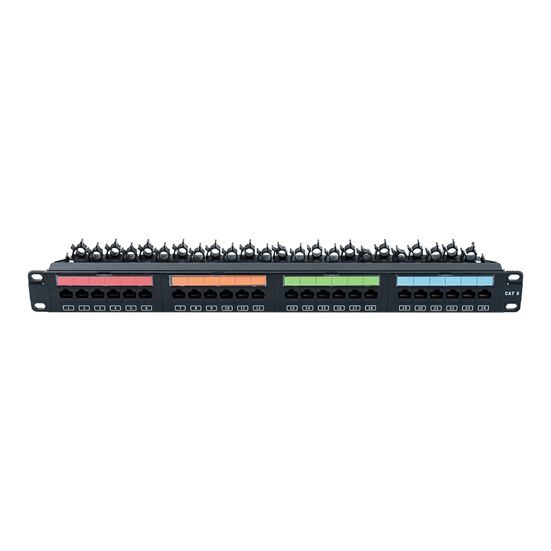 19-inch 1U 24-poorts niet-afgeschermd rack (plastic opklapbaar venster) SP-3405-24P 19-inch 1U 24-poorts niet-afgeschermd rack (plastic opklapbaar venster) SP-3405-24P