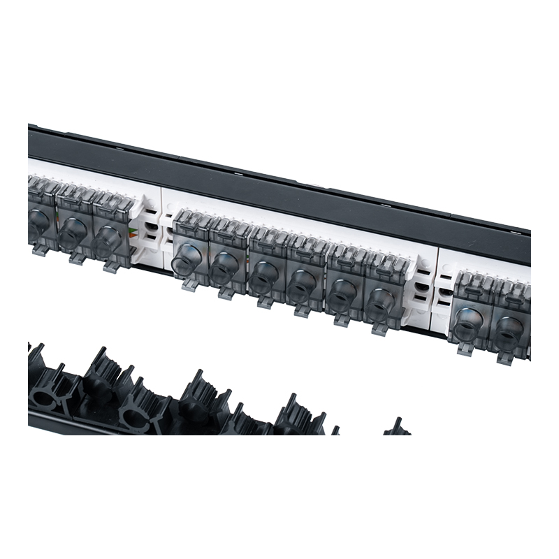 19-inch 1U 24-poorts niet-afgeschermd rack (plastic opklapbaar venster) SP-3405-24P 19-inch 1U 24-poorts niet-afgeschermd rack (plastic opklapbaar venster) SP-3405-24P