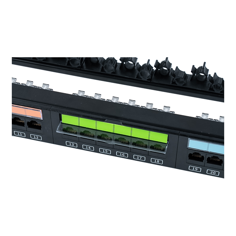 19-inch 1U 24-poorts niet-afgeschermd rack (plastic opklapbaar venster) SP-3405-24P 19-inch 1U 24-poorts niet-afgeschermd rack (plastic opklapbaar venster) SP-3405-24P