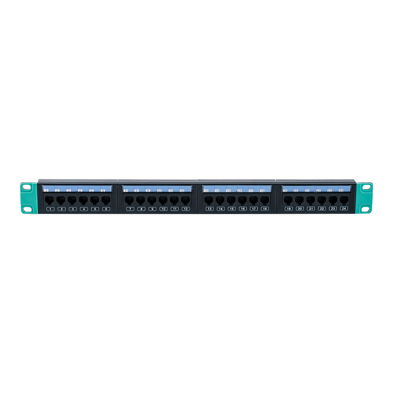 19-inch 1U 24-poorts niet-afgeschermd rack (met vervangbaar plastic karton) SP-3406-24P 19-inch 1U 24-poorts niet-afgeschermd rack (met vervangbaar plastic karton) SP-3406-24P