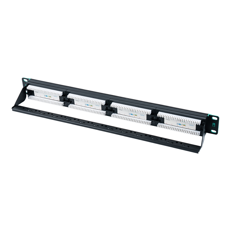 19-inch 1U 24-poorts niet-afgeschermd rack (met vervangbaar plastic karton) SP-3406-24P 19-inch 1U 24-poorts niet-afgeschermd rack (met vervangbaar plastic karton) SP-3406-24P