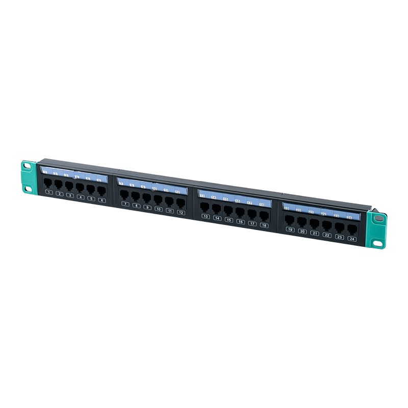 19-inch 1U 24-poorts niet-afgeschermd rack (met vervangbaar plastic karton) SP-3406-24P