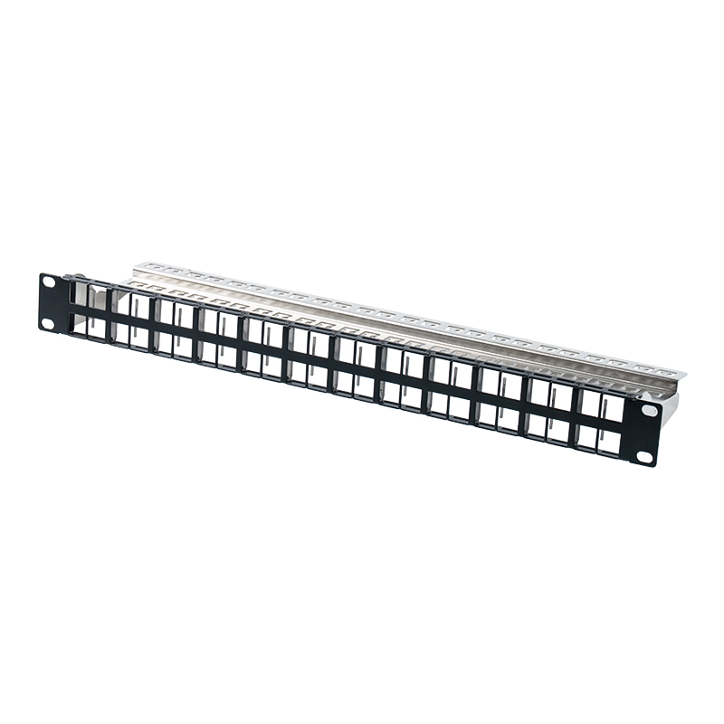 19-inch 1U 24-poorts afgeschermd leeg rack (ongenummerde versie) SP-3407-24P