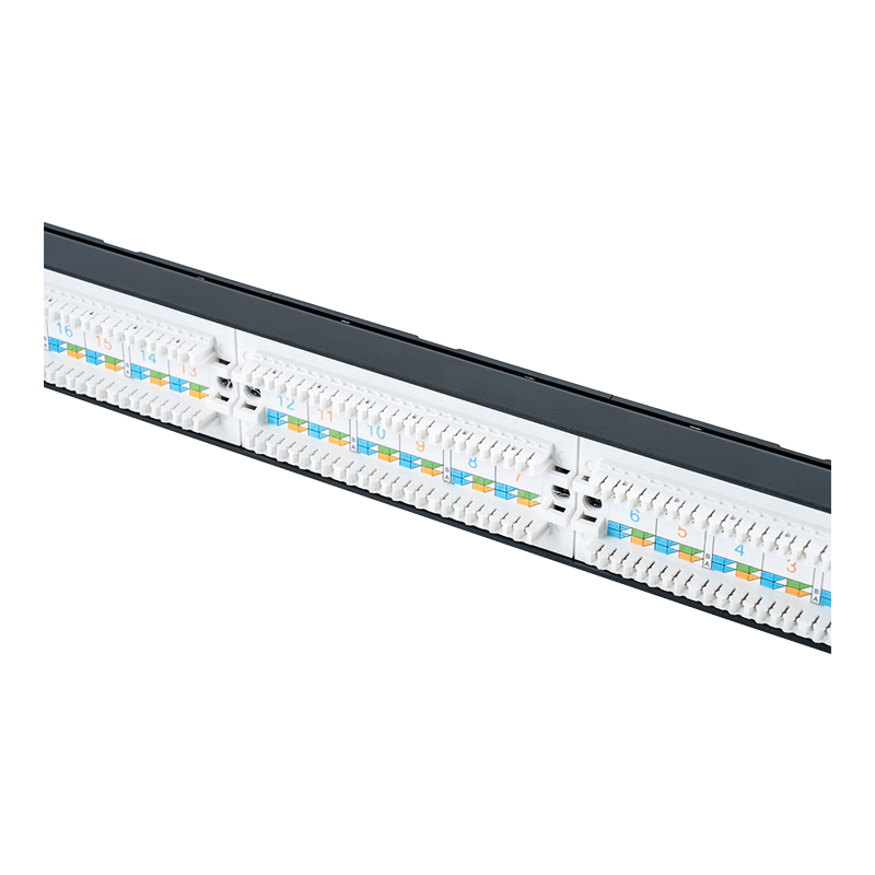 C6 19-inch 1U niet-afgeschermd 24-poorts patchpaneel (opklapbaar plastic venster) SP-3411D24-C6 C6 19-inch 1U niet-afgeschermd 24-poorts patchpaneel (opklapbaar plastic venster) SP-3411D24-C6