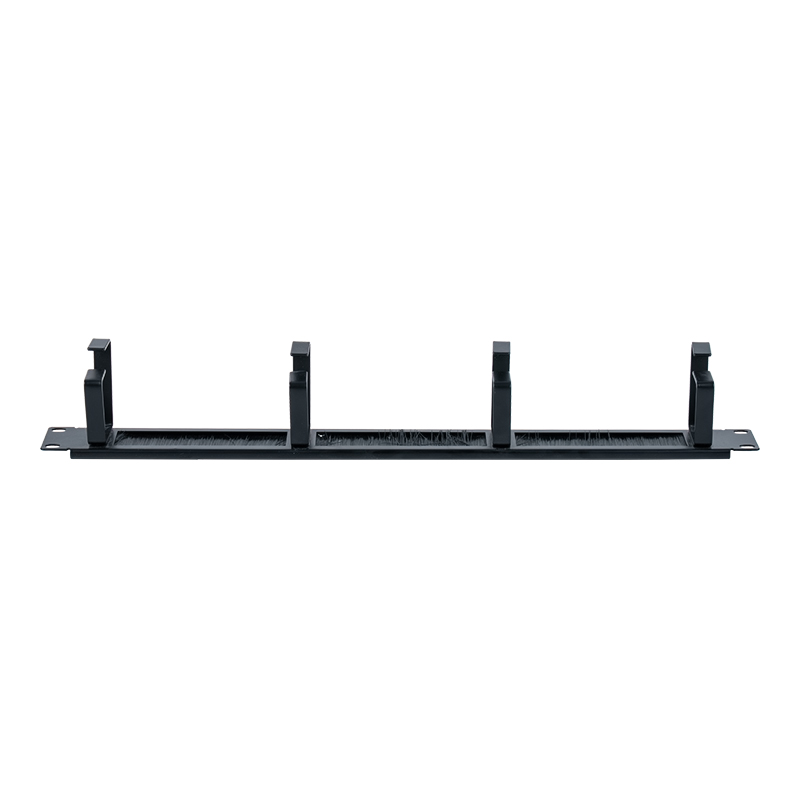 19-inch kunststof kabelbeheerpaneel met 4 ringen (met borstel) SP-3804-1U 19-inch kunststof kabelbeheerpaneel met 4 ringen (met borstel) SP-3804-1U